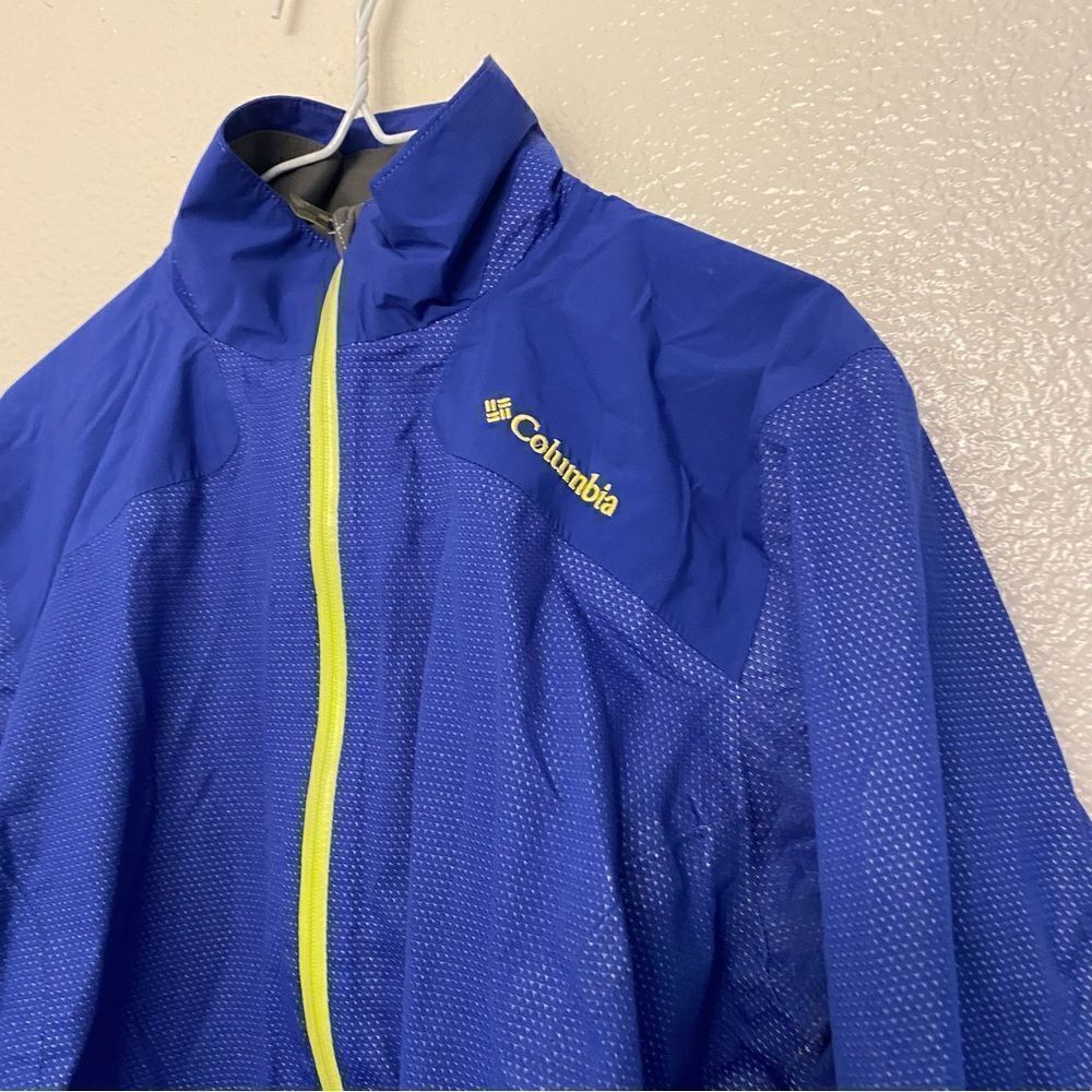 Columbia  Women’s lapis royal blue Rain Jacket waterproof thin coat (no hood) XS - Picture 3 of 13